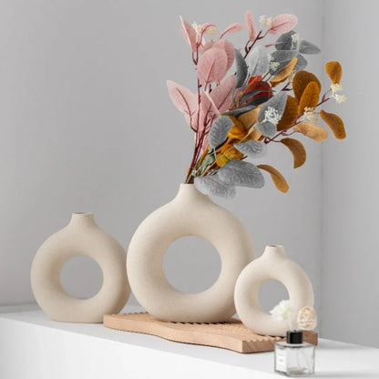 Nordic Ceramic Vase Set