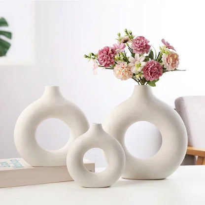 Nordic Ceramic Vase Set